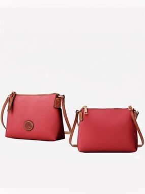 Dooney & Bourke  red Nylon Crossbody Pouchette